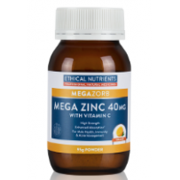 Ethical Nutrients Mega Zinc 40MG Powder 95g